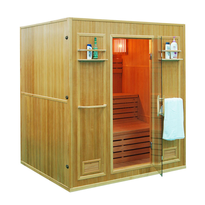 ALEKO Canadian Cedar 4 Person Indoor Steam Sauna Wayfair